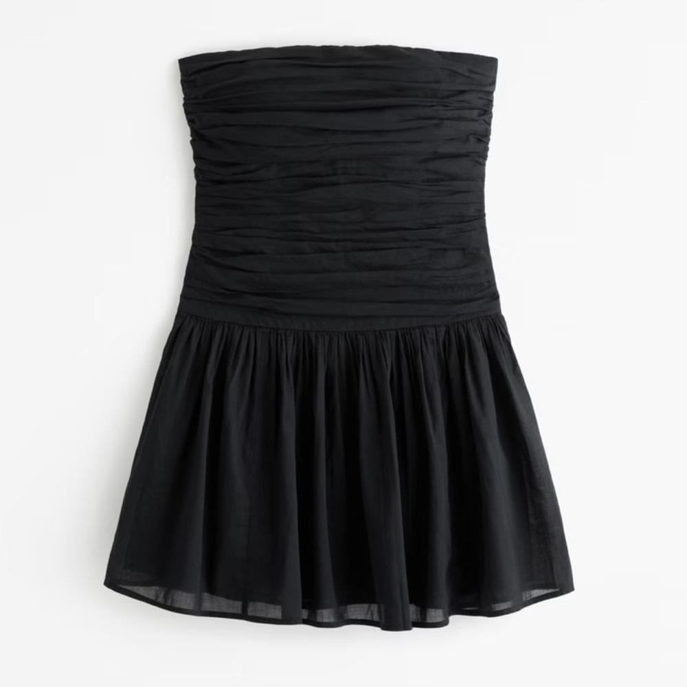 ABERCROMBIE Strapless Dress NWT WHITE
